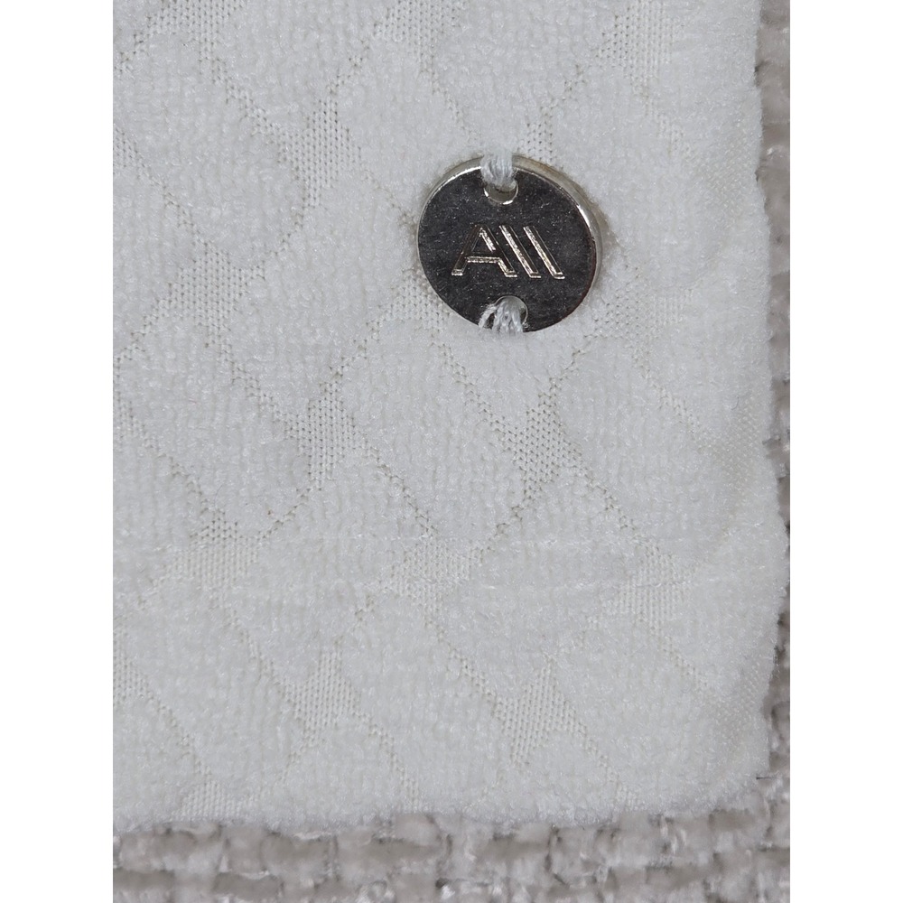 Andrew Marc Women's Short Sleeve Collared Textured French Terry Size‎ M - Picture 6 of 11